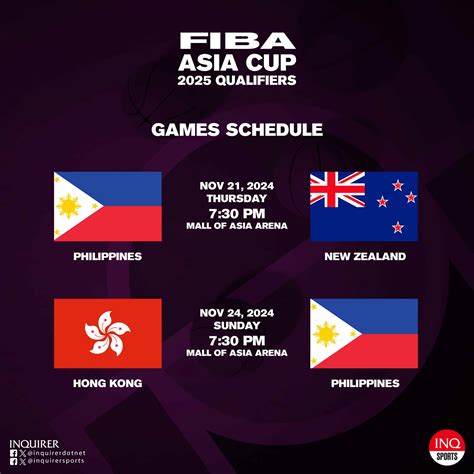 gilas schedule